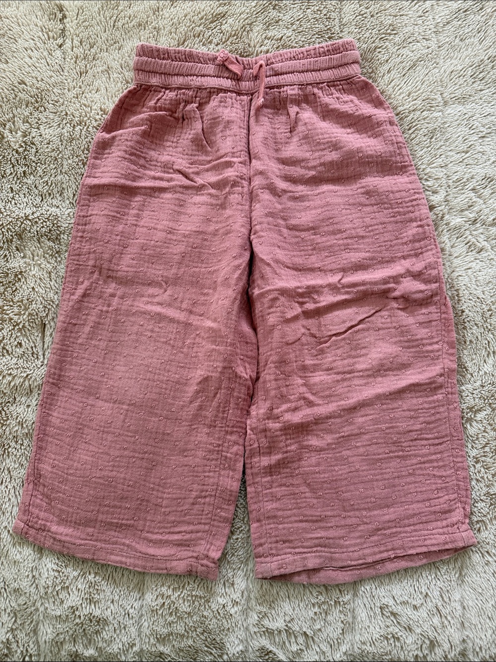 Rylee + Cru Swiss Dot Wide Leg Pants Size 4-5Y